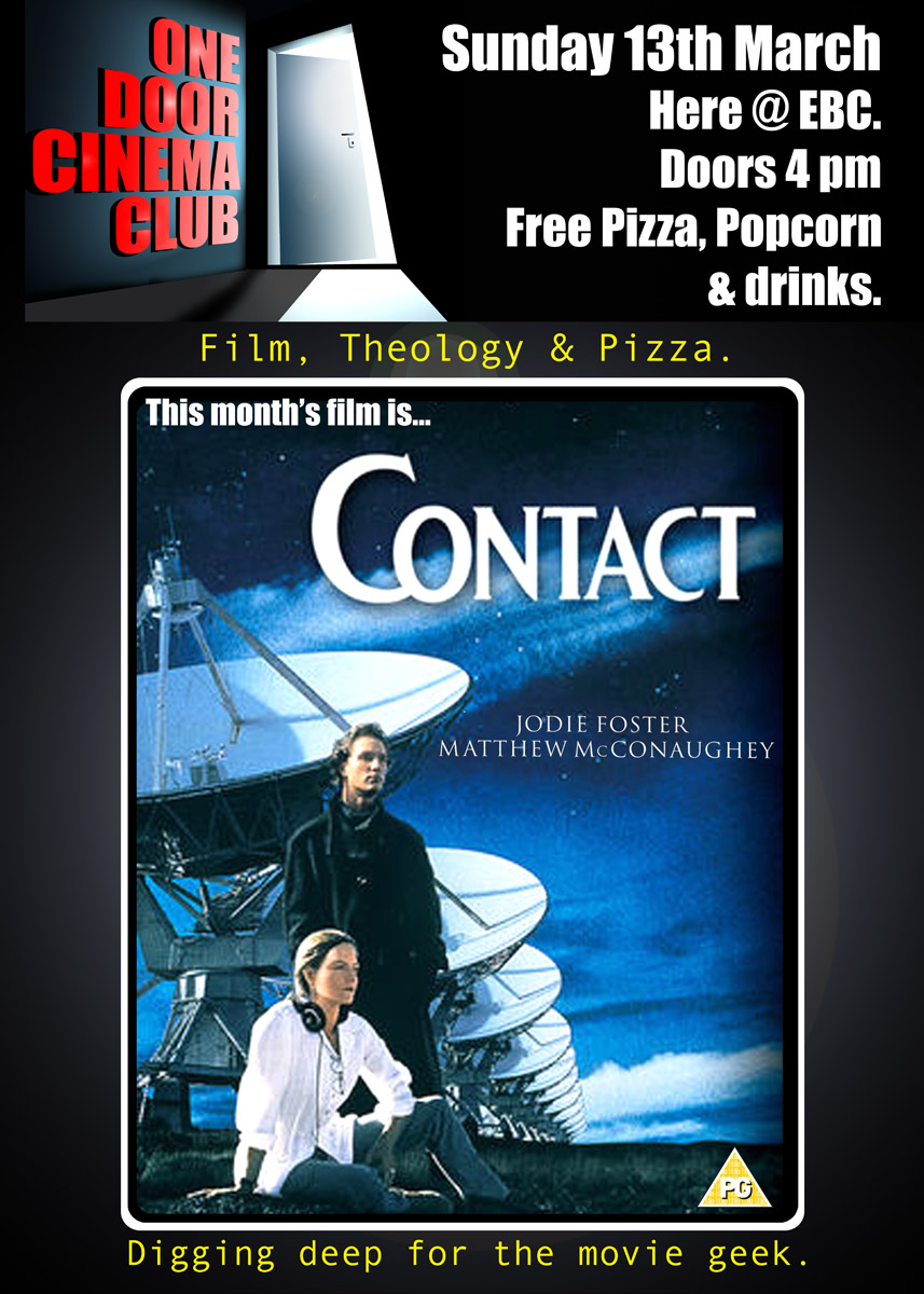 Poster of One Door Cinema Club Event presenting Contact at Emmanuel Baptist Church on 13/03/2016