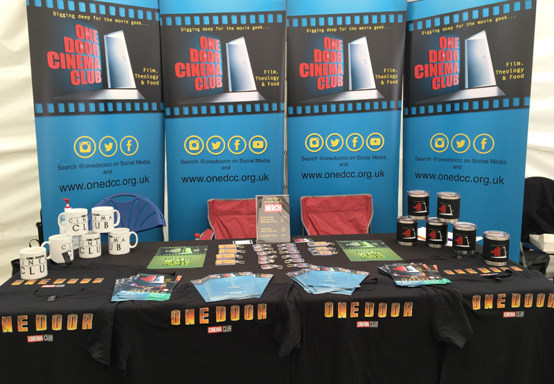 One Door Cinema Club Merchandise Stand